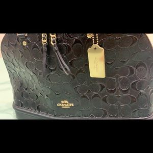 Black Coach Sierra Satchel Bag Large.